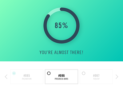 Progress Bar [Daily UI / Day 086] 086 app dailyui dailyui086 design graphic design ui web web design