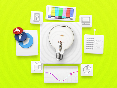 Advertising advertising data idea integrated