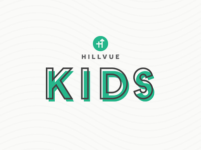 Hillvue Kids brand and identity branding church branding church design clean icon identity logo logotype symbol