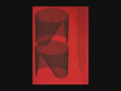 Centre of Polish Sculpture abstract art branding color design flat geometic illustration poster sculpture simple typography vector