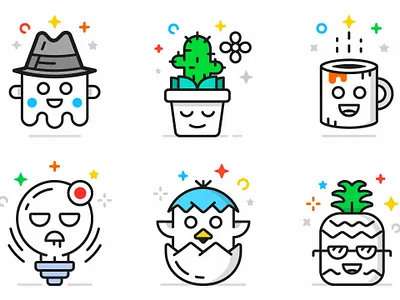 Free* Character Icons charachter design freebies icon