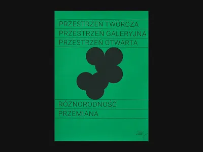 Centre of Polish Sculpture abstract art branding color design flat geometic illustration poster sculpture simple typography vector