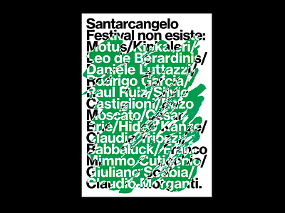 Santarcangelo poster branding cast culture delete design editorial editorial design exhibit exhibition exhibition design illustration italy layout list magazine paper poster print theater typography