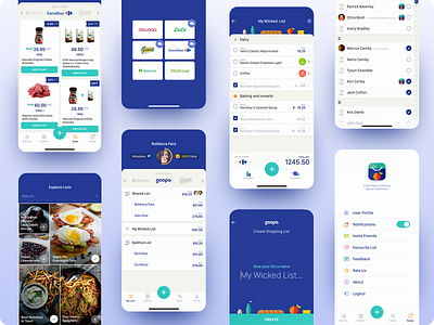 Soopa App app food fresh grocery market mobile shopping story ui ux