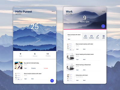 TO DO app design concept android android app design app app design app ui clean app clean app design ios ios app design minimal minimalistic puneet mehta ui white