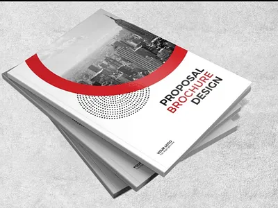 Stylish Proposal Brochure annual report brochure flyer indesign photoshop print ready print template proposal social media banner