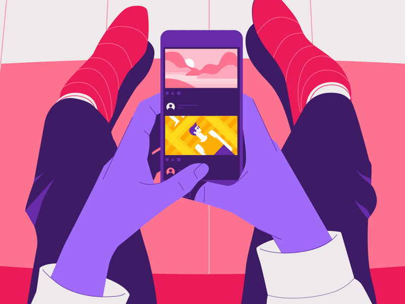 Example of Keep Scrolling