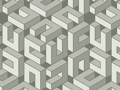 ❧ Axonometric Pattern Study