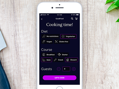 Daily UI 082 - Form 082 app daily 100 challenge daily challenge daily ui dailyui food app form ios mobile mobile app sketch ui ui challenge ui interface
