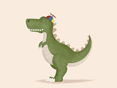 Baby T-rex animation art book book character child children child theme childbook concept creative cute cute art design digital digital art drawing fiverr flat illustration illustrator vector