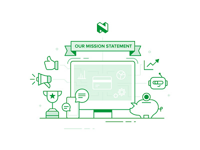 Nedbank Spot Illustration 2d bank character design flat icon illustration nedbank ui ux vector