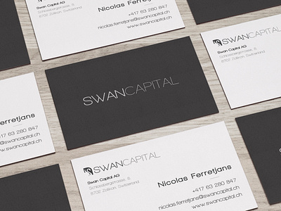 Logo "SwanCapital" branding bussines card card design design graphic design graphicdesigner logo logo design logodesign logodesigner symbol design symbol designer