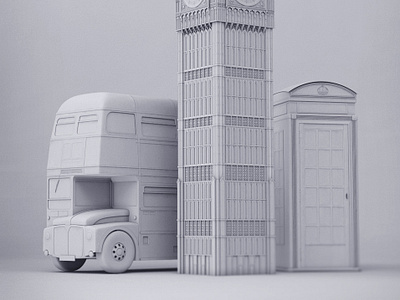 UK - freebies models 3d c4d cinema4d free london models obj