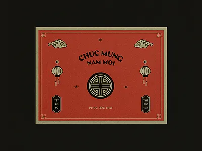 asian new year asian design graphic illustration new year pig typography