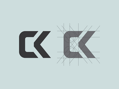 Ck Monogram branding c ck creative design dribbble flat font icon illustration k kc lettering logo minimal monogram typography