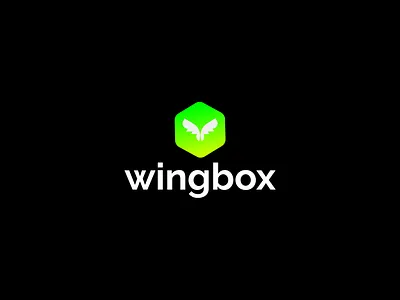 wingbox modern logo design| hexagon| icon design business business logo creative custom design hexagon logo icon design logo logo design logo designer logo maker logo mark minimal modern logo polygon unique unique logo vector wings icon wings logo