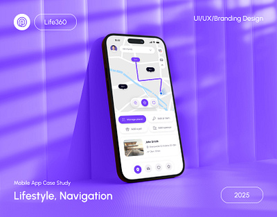 Life360 a Live Location Sharing Mobile App app app design mobile app ui ux