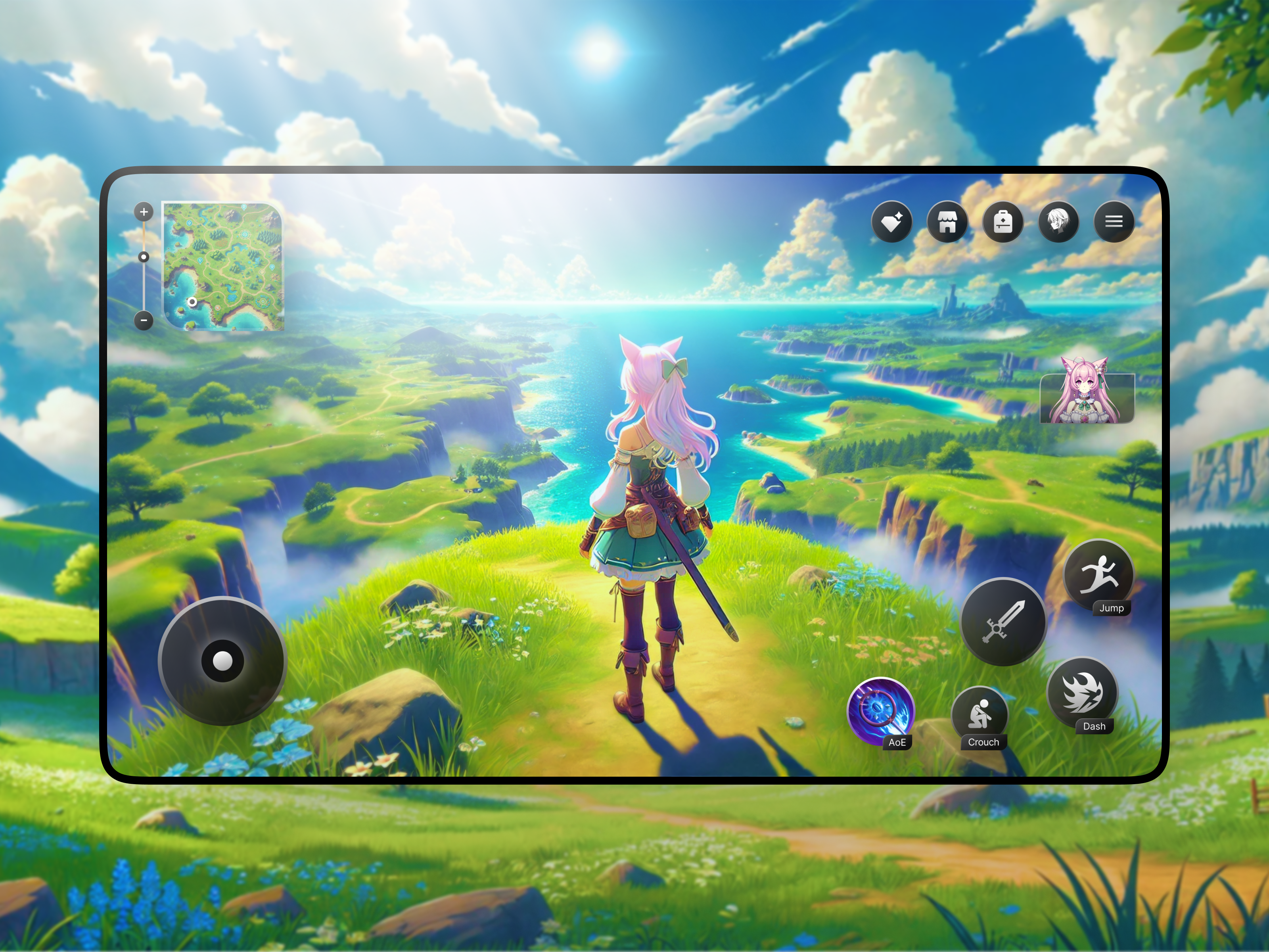 Astral Impact - Open World Game game genshinimpact honkaiimpact mmorpg rpg ui uigame