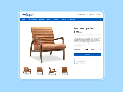 B2B Product Page b2b branding design digital marketing ecommerce figma furniture graphic design marketing online shop store ui ux website