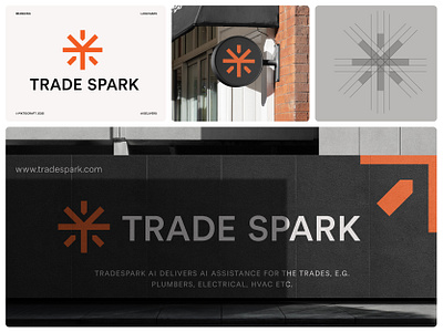 Trade Spark logo design brand branding icon identity logo logo design logo mark logodesign logos logotype modern logo symbol vector