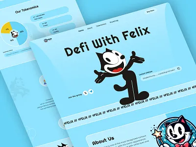 Felix - Meme Coin Website coin meme meme crypto meme design meme doge meme felix meme funny meme illustration meme landing page meme pepe meme template meme token meme trump meme ui meme web design meme website memecoin