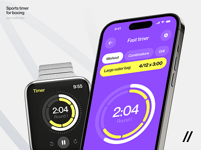 Fitness Timer Mobile iOS App workout