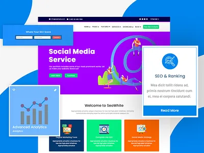 Seo Digital Marketing bussines clean digital marketing digital marketing agency digital marketing company google seo online marketing online marketing tools search engine search engine optimization seo seo agency seo company ui ux design webpage webpage design website website concept