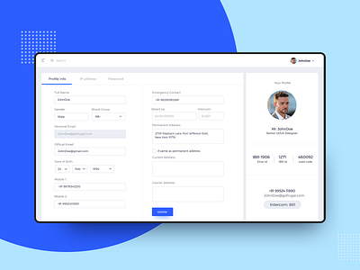 ProfileUI Design design designer graphic design landing page design landingpage photoshop product design software product designer sathish ui ui ux uidesign ux