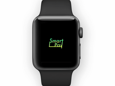 Adobe XD Daily Creative Challenge - Day 6 adobexd apple watch apple watch mockup branding digital design gif payment app send cash smartwatch uidesign user experience user interface ux design watch app xddailychallenge