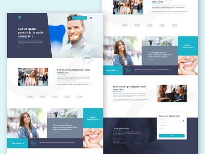 Dental Website Template 😄👩🏼‍⚕️ dental dental care dentist dentistry design figma health health care medical medical care modern orthodontics orthodontist ui ux web website