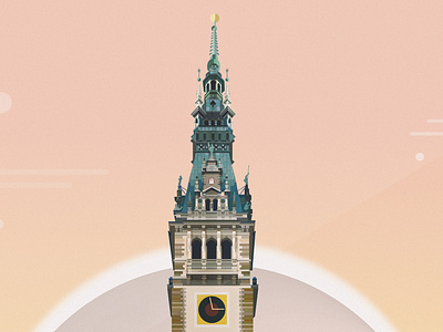 Rathaus Detail detail germany hamburg illustration illustrator photoshop rathaus