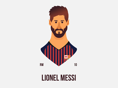Lionel Messi - G. O. A. T. daily 100 challenge daily art daily design challenge design daily designdaily flat design graphic design illustration challenge