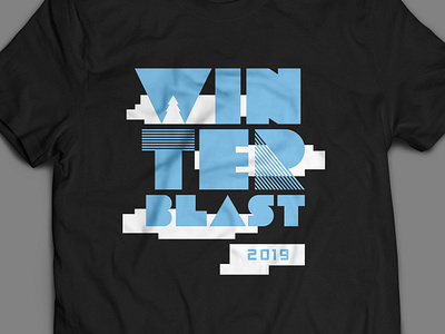 Winter Blast T-shirt church church design retreat student ministry t shirt winter