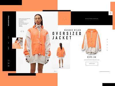 Alexander Wang Website Design Concept alexander wang branding clothing brand creative design editoral graphic desgin product design typogaphy ui web web design