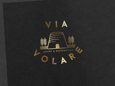 Via Volare branding design logo