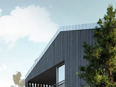 Architecture cg art cgi forest rendering visualization