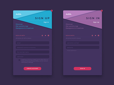 Daily Ui Challenge #001 - Sign Up dailyui design ui ux web