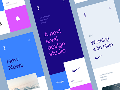 Zava Studio Concept app apple color concept design google ios mobile next nike studio ui ux