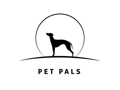 Pet Pals Logo adobe flat illustration illustrator logo challenge logo design vector