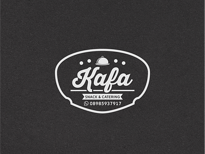 Kafa Snack Logo catering design foodlogo illustraion illustration logo logodesign vector vintagelogo