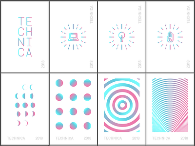 candy for technica hackathon illustration poster technica vector