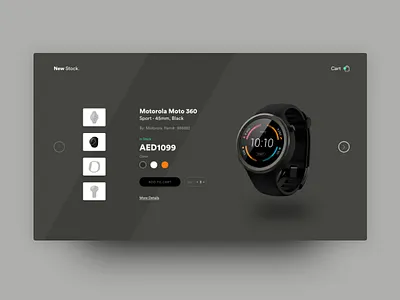 Moto 360 Product Section Concept Design branding design free illustration ui ux