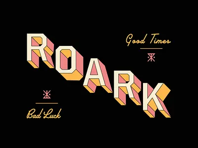 Good Times, Bad Luck custom type illustration illustration art lockup shirtdesign tee shirt type typography vector