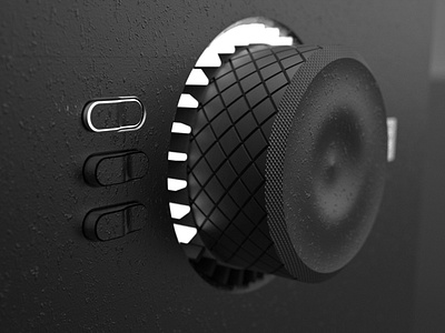 Interaction knobs Mk-1 3d 3d art 3d artist 3dmodeling 3dmodelling 3drender 3dsmax automotive design blackandwhite cad design futurist illustration industrial design mechanical photoshop product design rendering sketchbookpro sketching