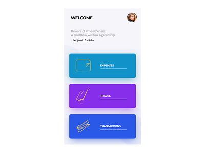Cards android app cards colors expense font icons ios app line mobile money profile shadows texture transactions travel trending ui typography ui ux kit welcome
