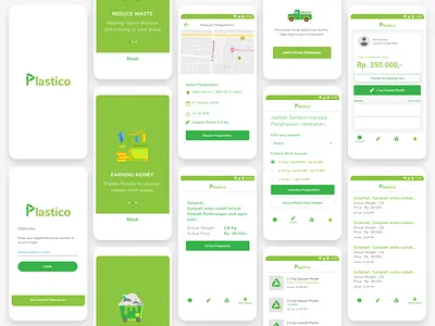 Plastico Apps design ui ux ui design
