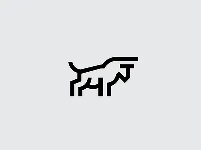 Bull bull icon law logo logo animal mark minimal outline solid update