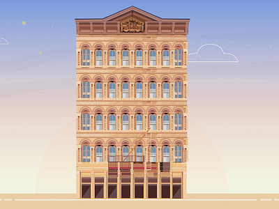 Cary Building, NYC illustration illustrator new york photoshop usa