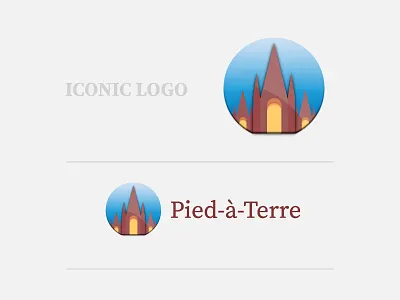 Pied-a-Terre Logo Design adobe illustrator cc branding christ christian church church logo creativity design elegant graphic design icon illustration illustrator jesus christ logo logo design pied a terre tayyab tanveer ui vector