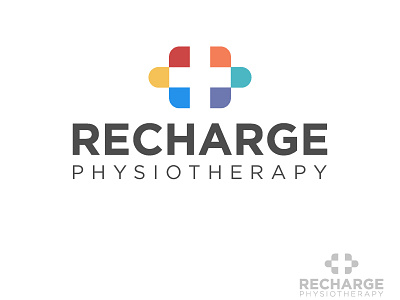 Recharge Physiotherapy Logo Design adobe illustrator cc branding creativity design elegant graphic design illustration illustrator logo logo design medical medical logo physiotherapy recharge recharge physiotherapy tayyab tanveer typography ui ux vector